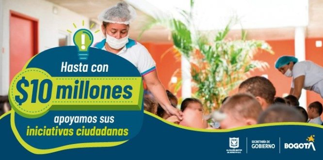 Se amplía la convocatoria de Iniciativas Ciudadanas que entrega $10 millones a los mejores proyectos