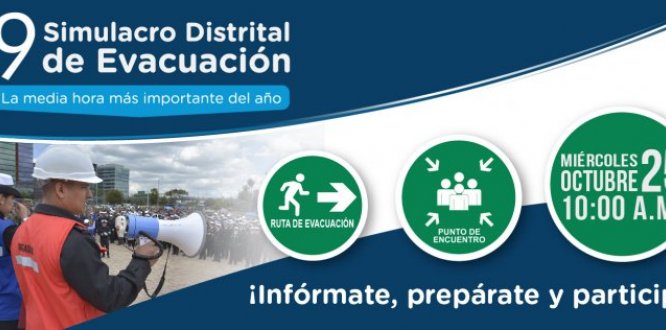 9 Simulacro Distrital de Evacuación.