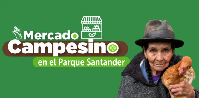 La Alcaldía Local de Santa Fe realizará este viernes 5 de junio un Mercado Campesino en el Parque Santander, de 8:00 a.m. a 3:00 p.m.