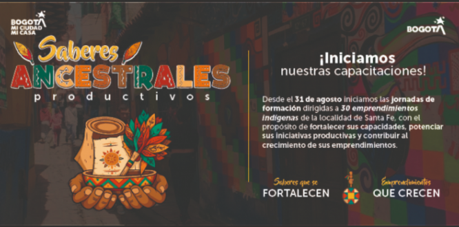 El pasado 31 de agosto inició el Componente 5 – Saberes Ancestrales y Productivos