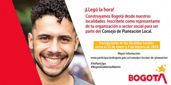 Haz parte del Consejo Local de Planeación de Santa Fe Haz parte del Consejo Local de Planeación de Santa Fe