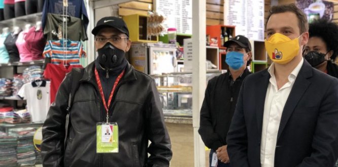Centros Comerciales autorizados de San Victorino abren sus puertas con todas las medidas de bioseguridad 