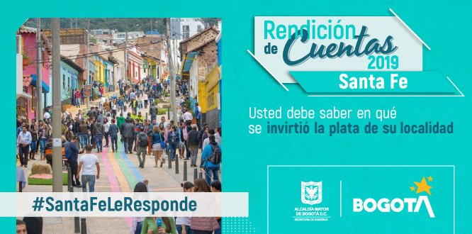 Informe de Rendición de Cuentas 2019 de Alcaldía local de Santa Fe 