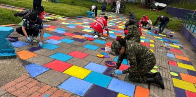 Comunidad, entidades distritales y fuerza pública unieron esfuerzos para recuperar este espacio del barrio Las Cruces