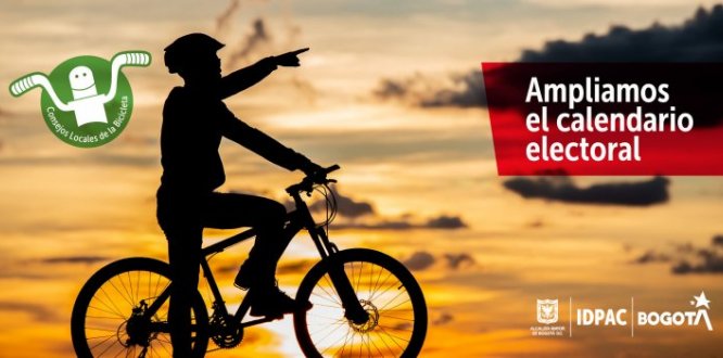 SE AMPLÍA PLAZO EN INSCRIPCIÓN PARA CANDIDATOS Y ELECTORES DE CONSEJOS LOCALES DE LA BICICLETA