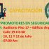 Inician capacitaciones para "Promotores en Seguridad"